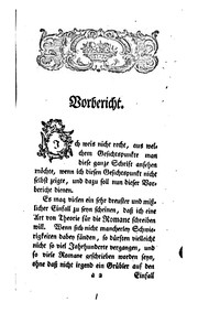 Cover of: Versuch über den Roman by Christian Friedrich von Blankenburg