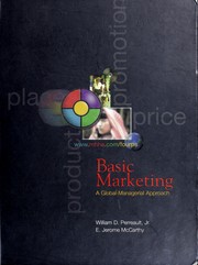 Cover of: Basic marketing: a global-managerial approach