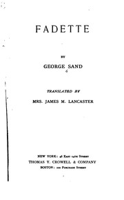 Cover of: Fadette. by George Sand