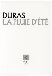 Cover of: La pluie d'été by Marguerite Duras
