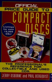 Cover of: Official Price Guide to Compact Discs, 1st Edition (Official Price Guide to Compact Discs)