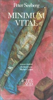 Cover of: Minimum vital by Peter Seeberg