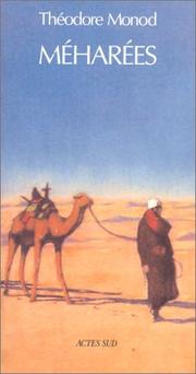 Cover of: Méharées by Théodore Monod