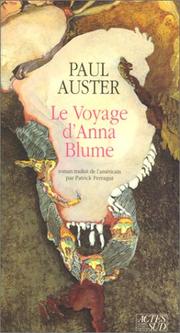 Cover of: Le Voyage d'Anna Blume