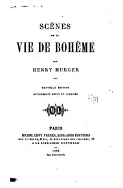 Cover of: Scènes de la vie de Bohème... by Henri Murger