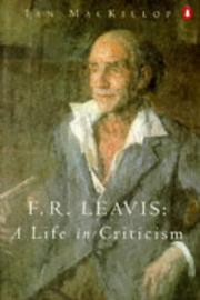 Cover of: F. R. Leavis  by 