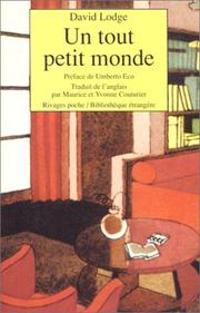 Cover of: Un tout petit monde by David Lodge