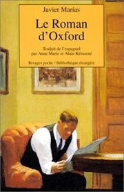 Cover of: Le roman d'Oxford