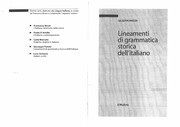 Lineamenti di grammatica storica dell'italiano by Giuseppe Patota