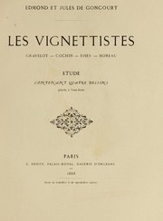 Les vignettistes by Edmond de Goncourt