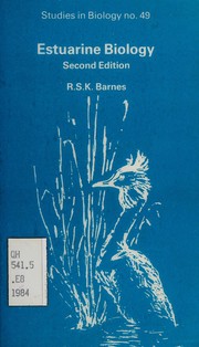 Cover of: Estuarine biology by R. S. K. Barnes