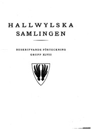 Cover of: Hallwylska Samlingen:: Beskrifvande förteckning. Grupp 48, Keramik - Kina m. fl. I