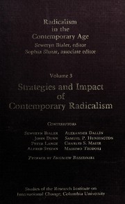 Cover of: Radicalism in the contemporary age