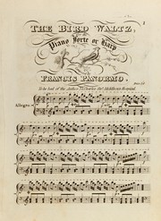Cover of: The bird waltz by Francis Panormo