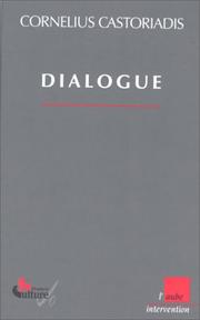 Cover of: Dialogue by Cornelius Castoriadis