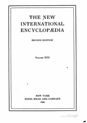 Cover of: The New international encyclopædia