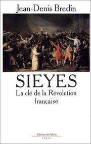 Cover of: Sieyès by Jean-Denis Bredin