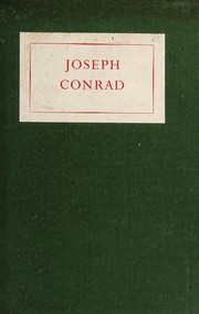 Cover of: Joseph Conrad by M. C. Bradbrook