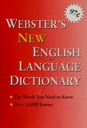 Cover of: Webster's New English Language Dictionary by 