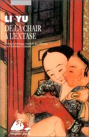 Cover of: De la chair à l'extase