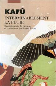 Cover of: Interminablement la pluie