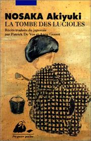Cover of: La Tombe des lucioles