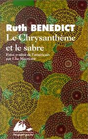 Cover of: Le Chrysanthème et le sabre by Ruth Benedict