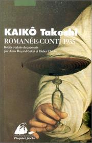 Cover of: Romanee-Conti 1935