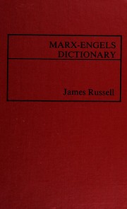 Marx-Engels dictionary by James Russell