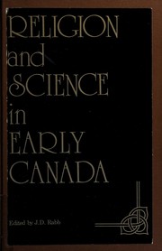 Cover of: Religion and science in early Canada