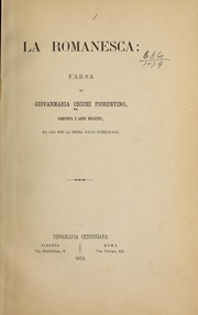 Cover of: La romanesca by Giovanni Maria Cecchi