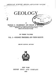 Cover of: Geology by Chamberlin, Thomas C.