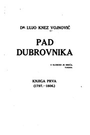 Cover of: Pad Dubrovnika by Lujo Vojnović