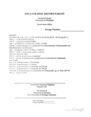 Cover of: Abhandlungen zur Geschichte der mathematischen Wissenschaften mit Einschluss ihrer Anwendungen