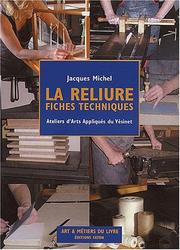Cover of: La reliure