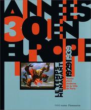 Cover of: Les Années trente en Europe