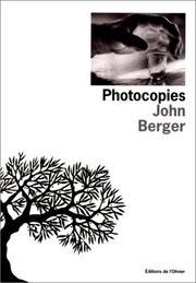 Cover of: Photocopies by John Berger, Elisabeth Motsch