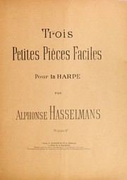 Cover of: Trois petites pièces faciles by Alphonse Hasselmans