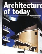 Cover of: Architecture of Today