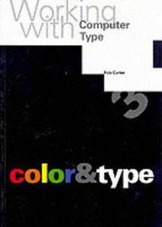 Cover of: Colour and Type (Working with Computer Type)