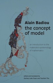 Cover of: The concept of model by Alain Badiou