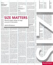 Size Matters by Lakshmi Bhaskaran