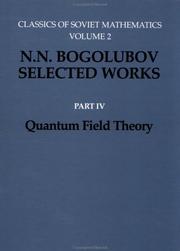 Cover of: Quantum Field Theory (Pt IV) (Classics of Soviet Mathematics, Vol 2)