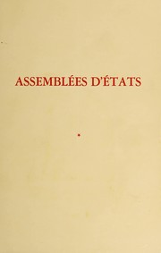 Assemblées d'états
