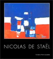 Cover of: De Stael Nicolas