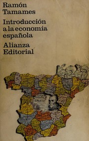 Cover of: Introducción a la economía española by Ramón Tamames