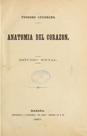 Cover of: Anatomia del corazon