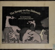 Cover of: The snopp on the sidewalk, and other poems