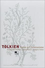 Cover of: Tolkien, faërie et christianisme