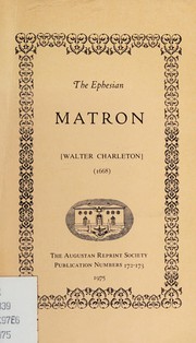 Cover of: The Ephesian matron
